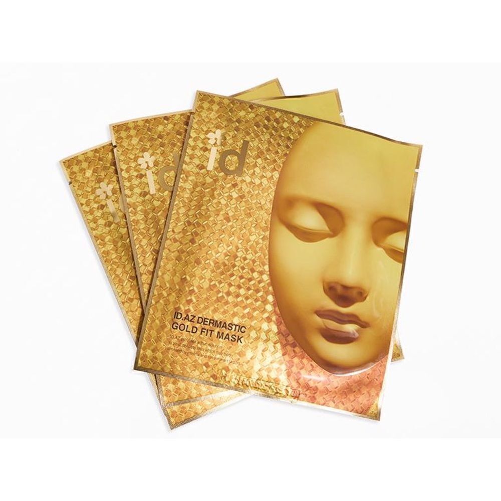 NIB ID.AZ Dermastic Gold Fit Mask Set, 3 Count - Picture 3 of 5